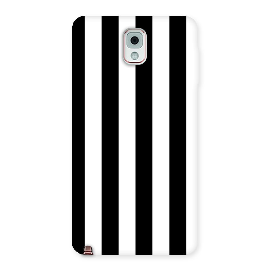 Lavish Black Stripes Back Case for Galaxy Note 3