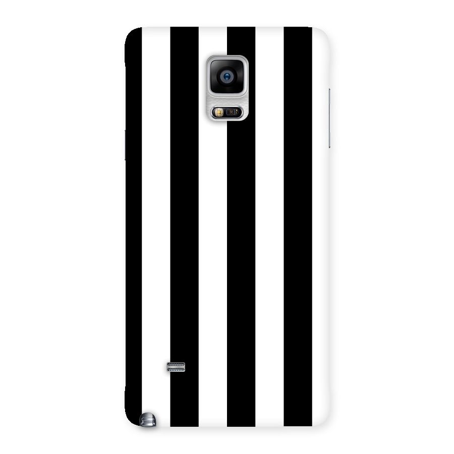 Lavish Black Stripes Back Case for Galaxy Note 4