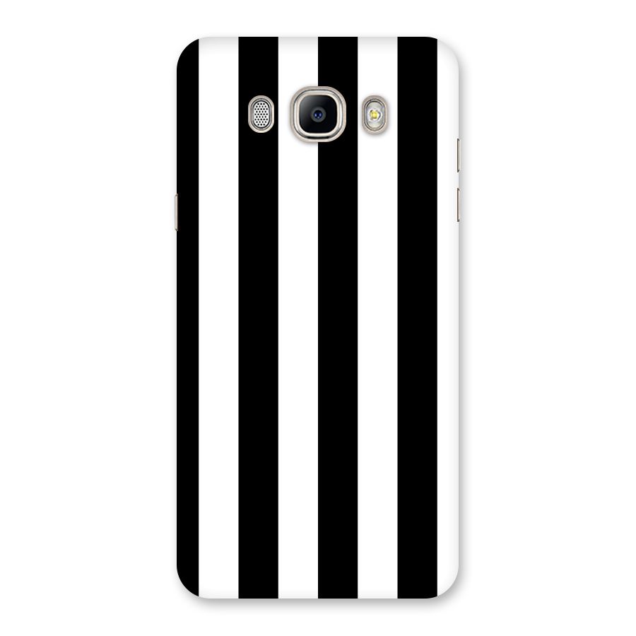 Lavish Black Stripes Back Case for Galaxy On8