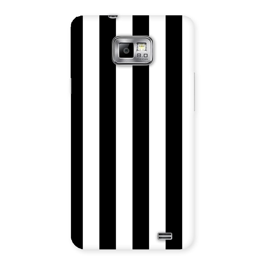 Lavish Black Stripes Back Case for Galaxy S2