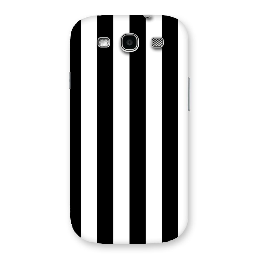 Lavish Black Stripes Back Case for Galaxy S3