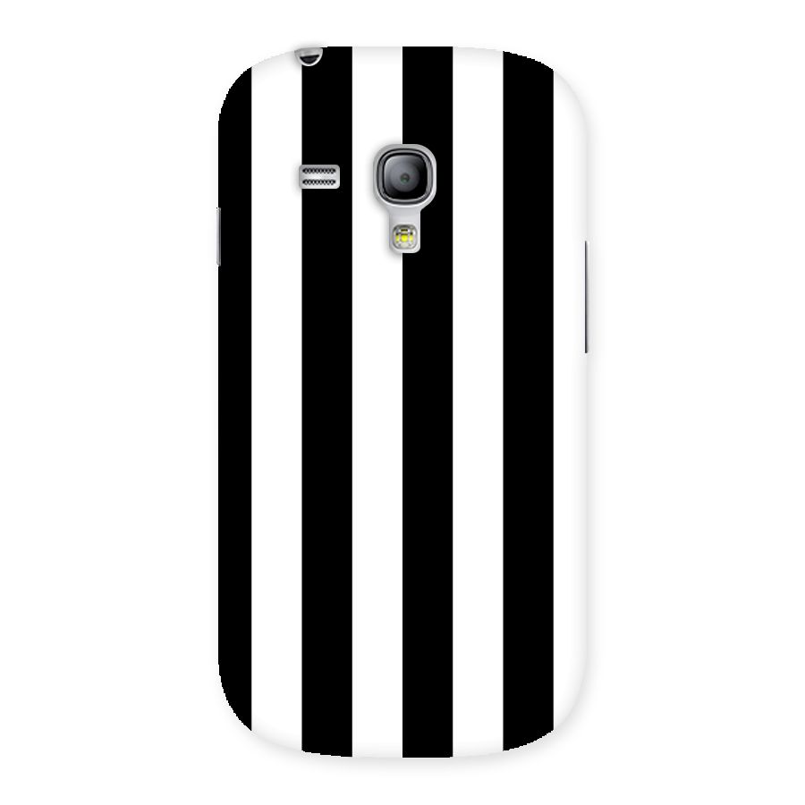 Lavish Black Stripes Back Case for Galaxy S3 Mini