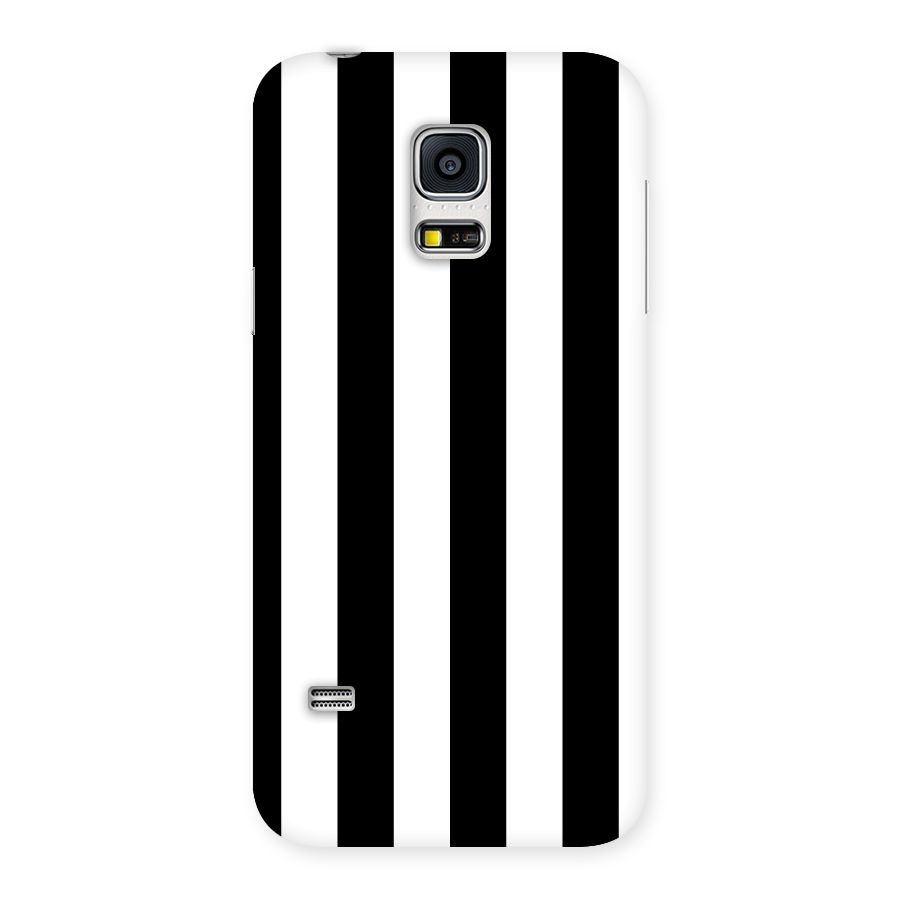 Lavish Black Stripes Back Case for Galaxy S5 Mini