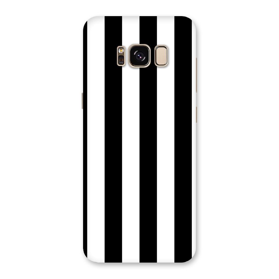 Lavish Black Stripes Back Case for Galaxy S8