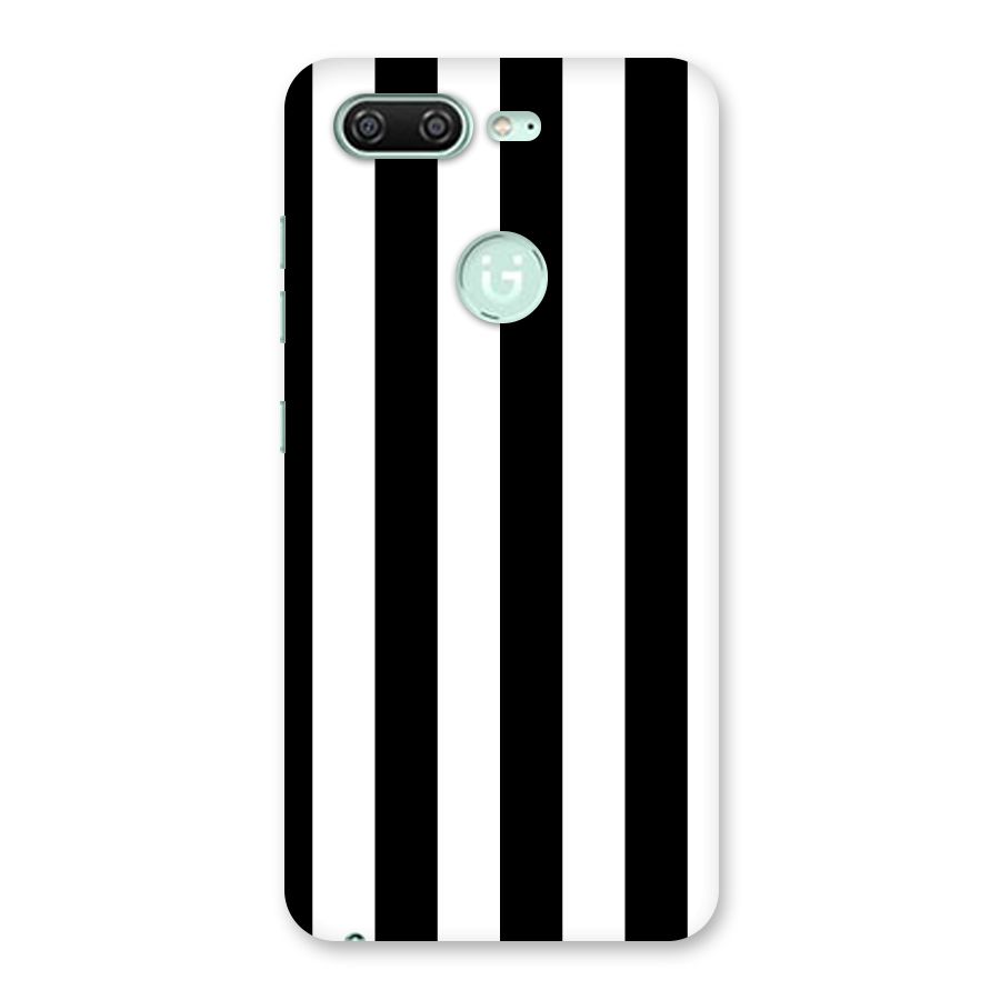 Lavish Black Stripes Back Case for Gionee S10