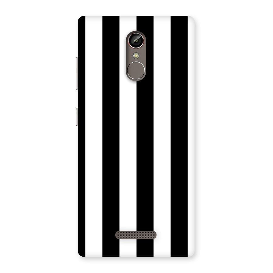 Lavish Black Stripes Back Case for Gionee S6s