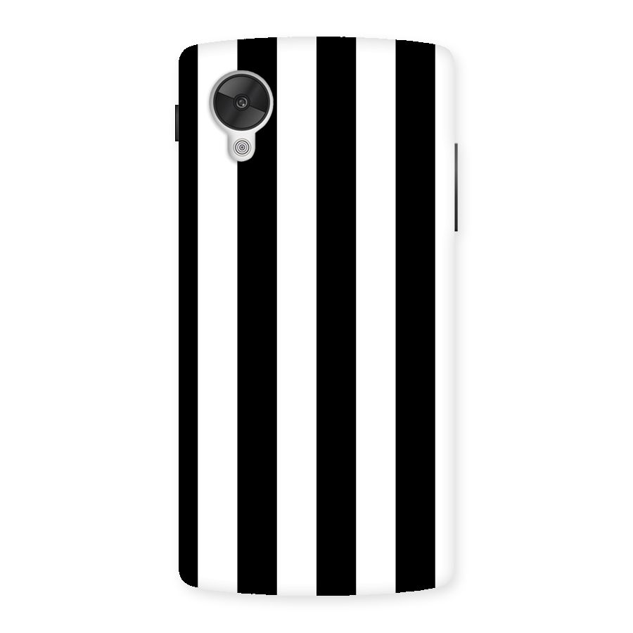 Lavish Black Stripes Back Case for Google Nexsus 5