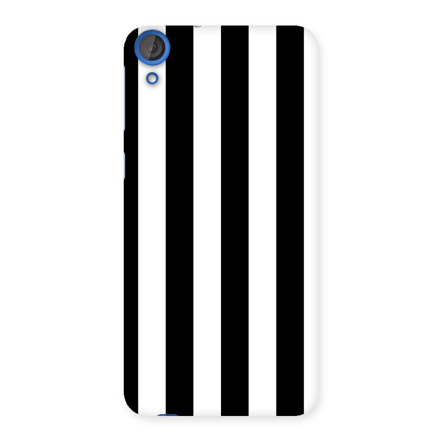 Lavish Black Stripes Back Case for HTC Desire 820