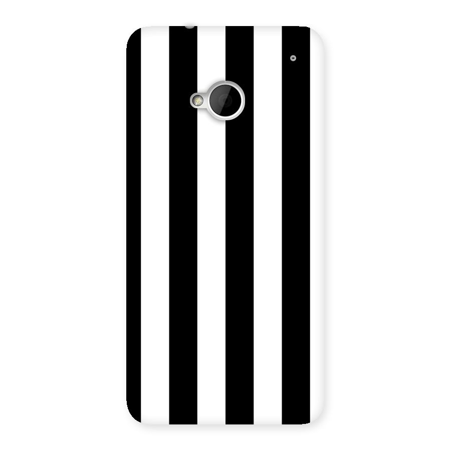 Lavish Black Stripes Back Case for HTC One M7