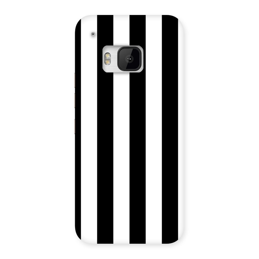 Lavish Black Stripes Back Case for HTC One M9
