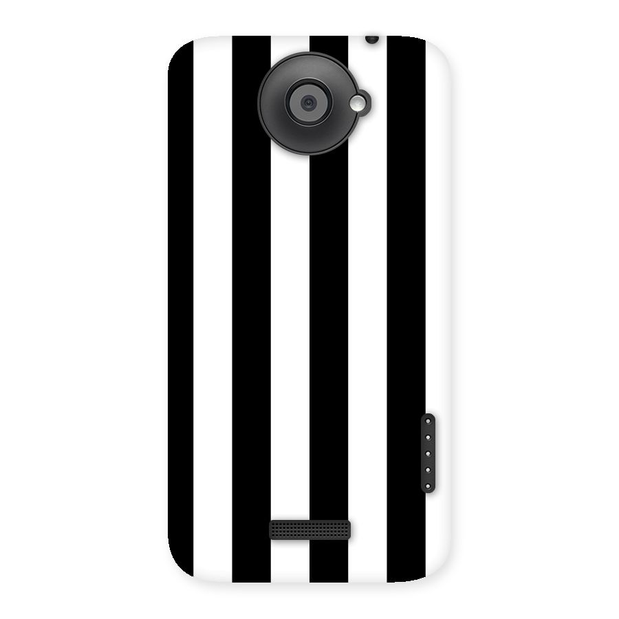 Lavish Black Stripes Back Case for HTC One X