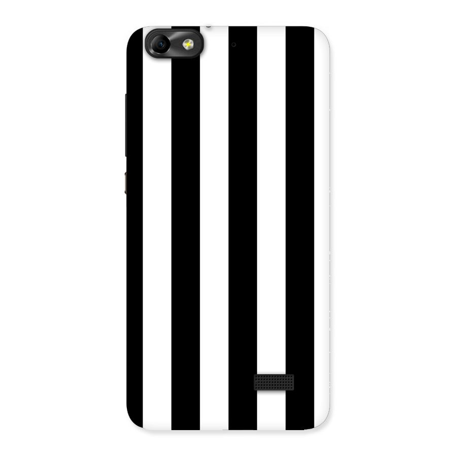 Lavish Black Stripes Back Case for Honor 4C