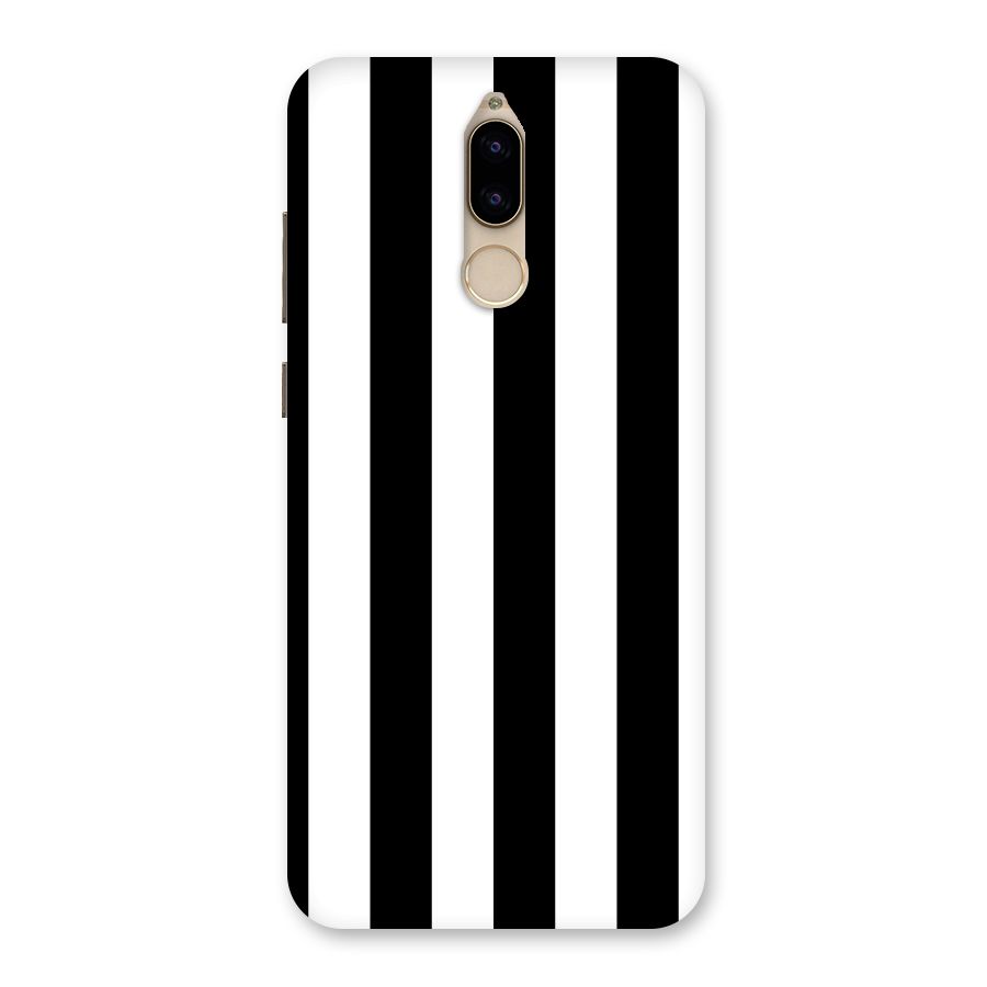 Lavish Black Stripes Back Case for Honor 9i