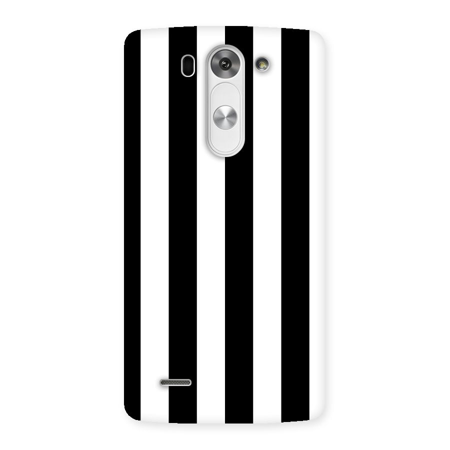 Lavish Black Stripes Back Case for LG G3 Mini