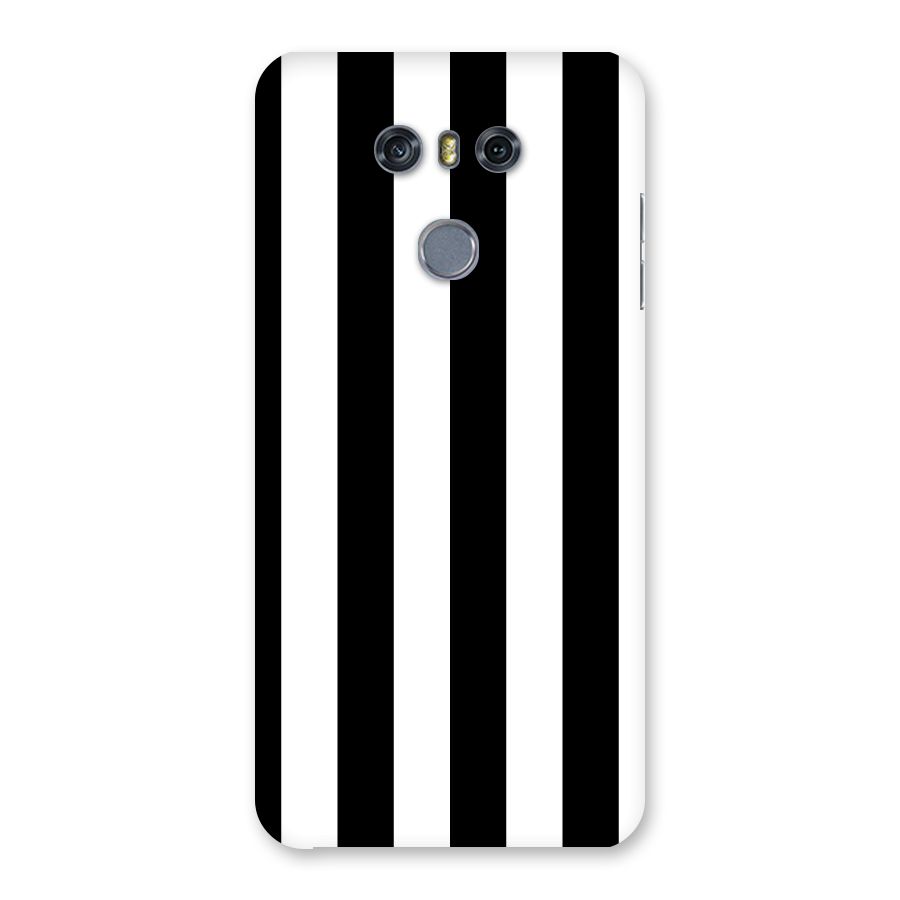 Lavish Black Stripes Back Case for LG G6