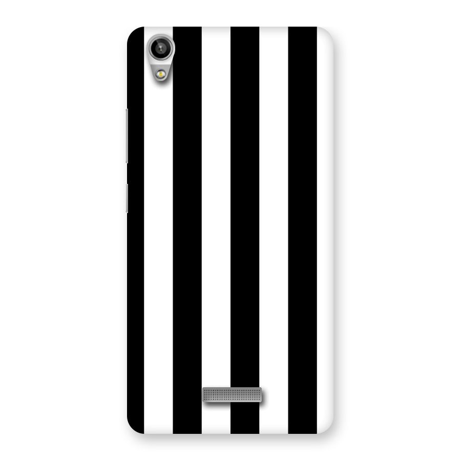 Lavish Black Stripes Back Case for Lava-Pixel-V1