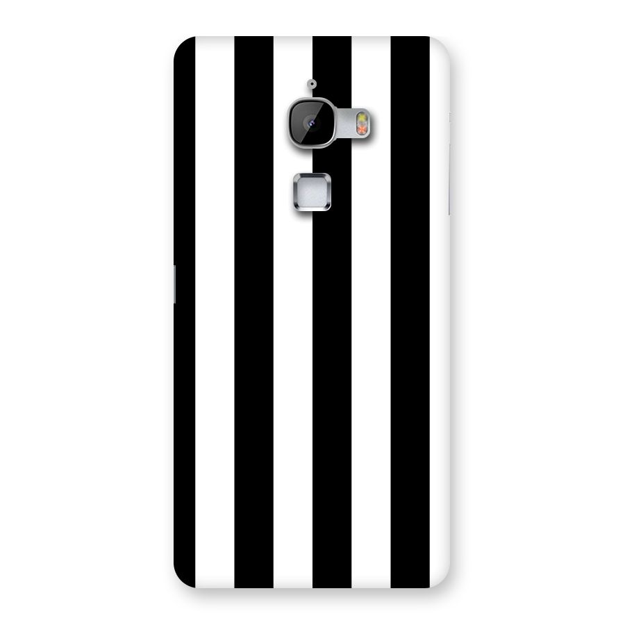 Lavish Black Stripes Back Case for LeTv Le Max