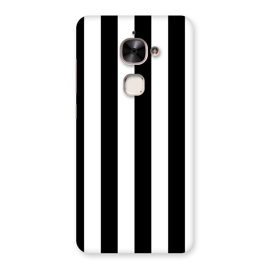 Lavish Black Stripes Back Case for Le 2