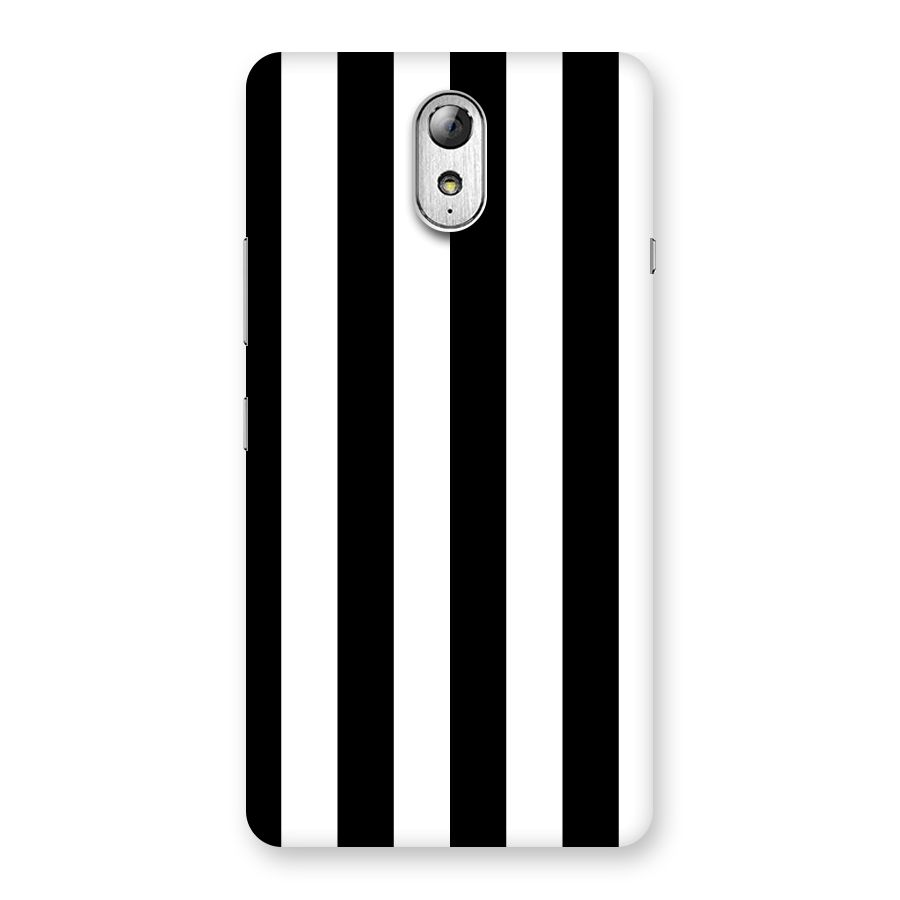 Lavish Black Stripes Back Case for Lenovo Vibe P1M