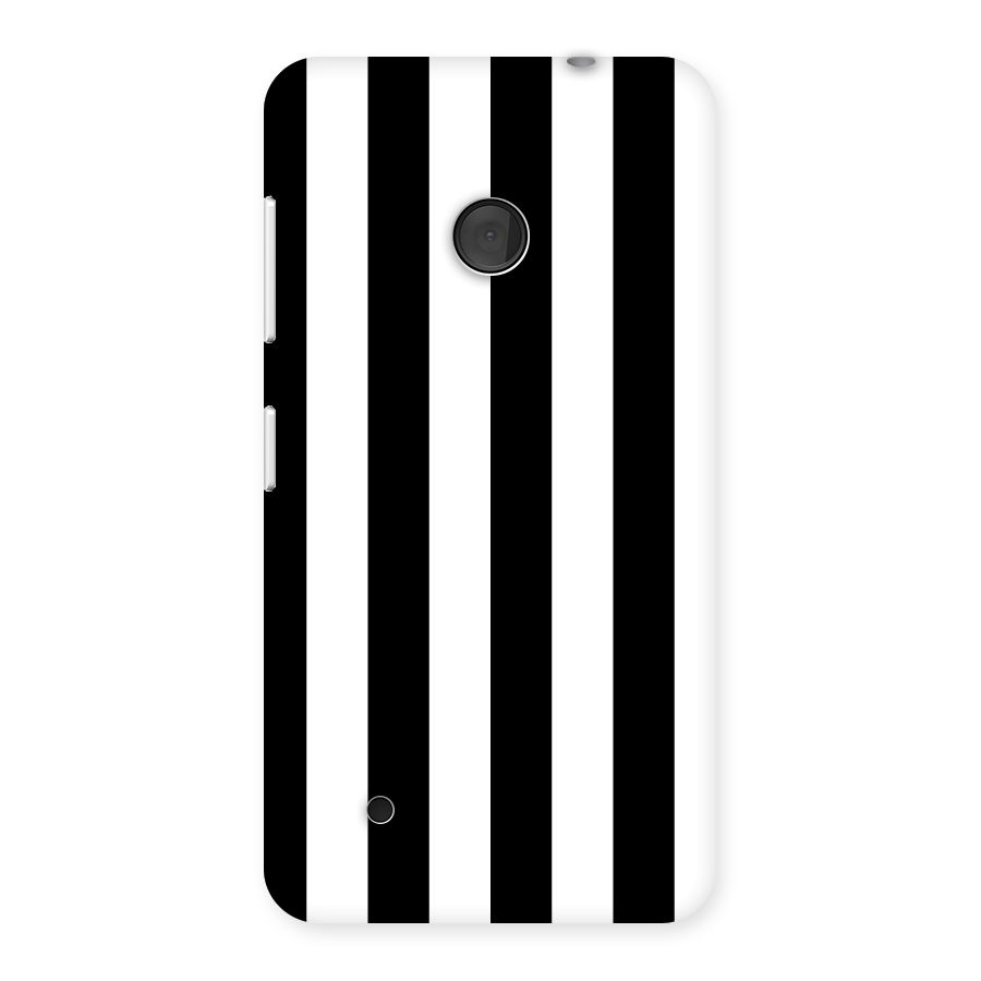 Lavish Black Stripes Back Case for Lumia 530