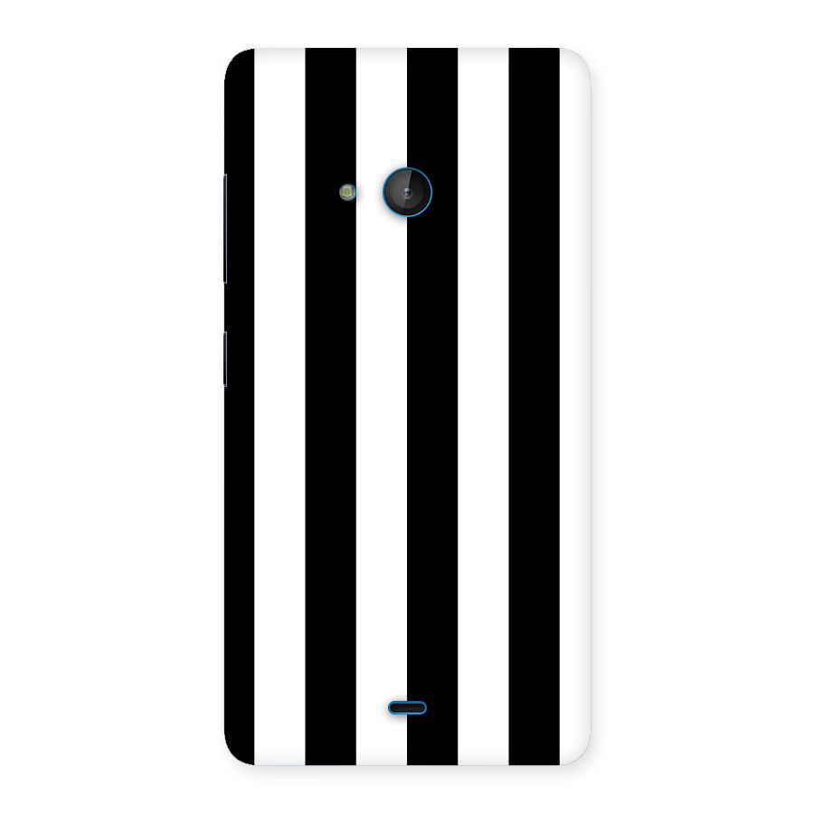 Lavish Black Stripes Back Case for Lumia 540
