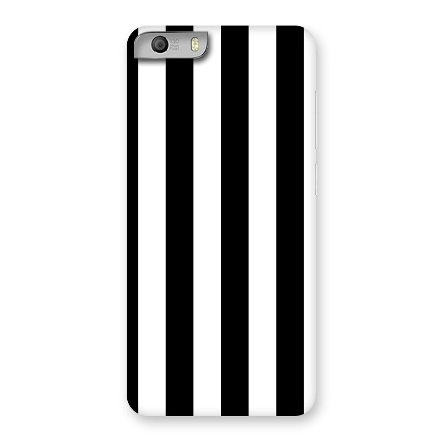Lavish Black Stripes Back Case for Micromax Canvas Knight 2
