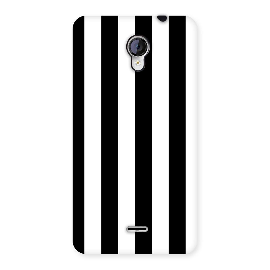 Lavish Black Stripes Back Case for Micromax Unite 2 A106