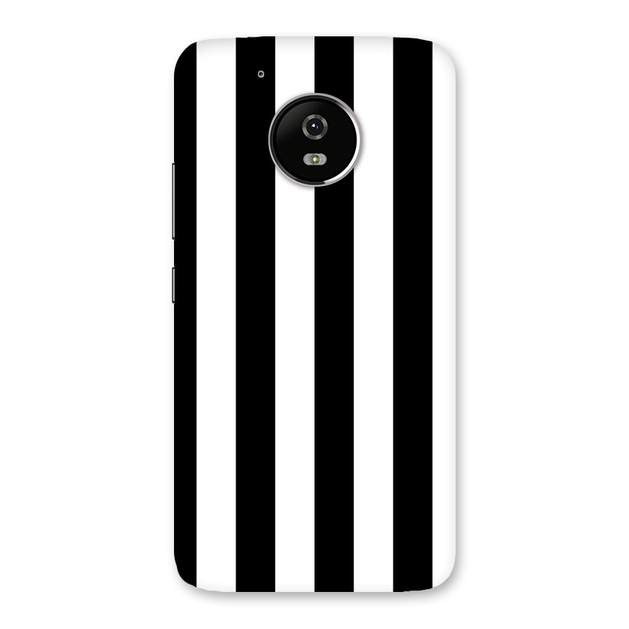 Lavish Black Stripes Back Case for Moto G5
