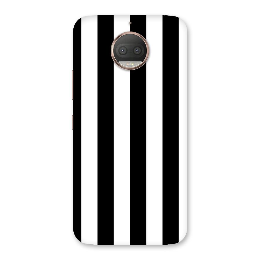 Lavish Black Stripes Back Case for Moto G5s Plus
