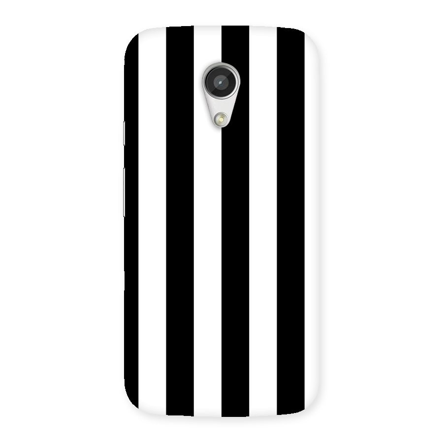 Lavish Black Stripes Back Case for Moto G 2nd Gen