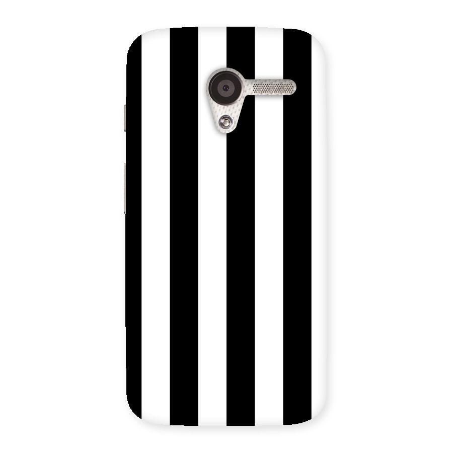 Lavish Black Stripes Back Case for Moto X