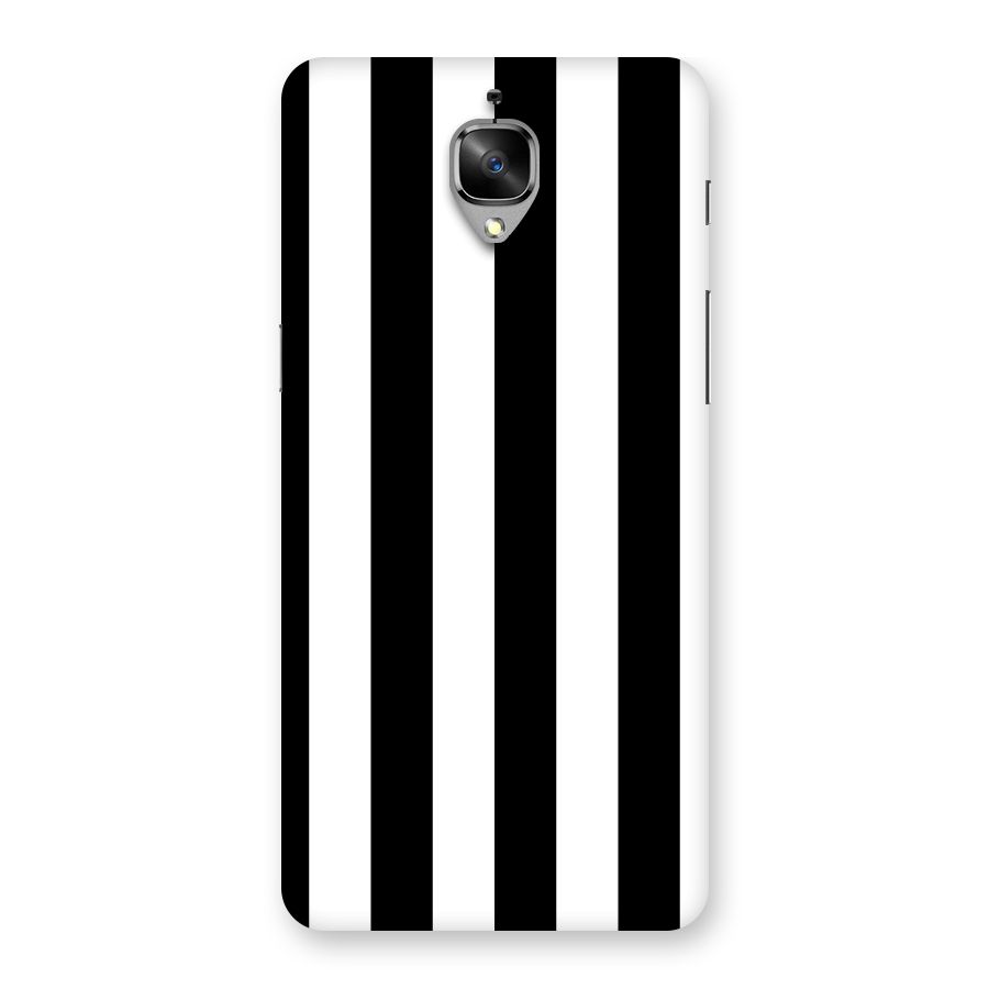Lavish Black Stripes Back Case for OnePlus 3