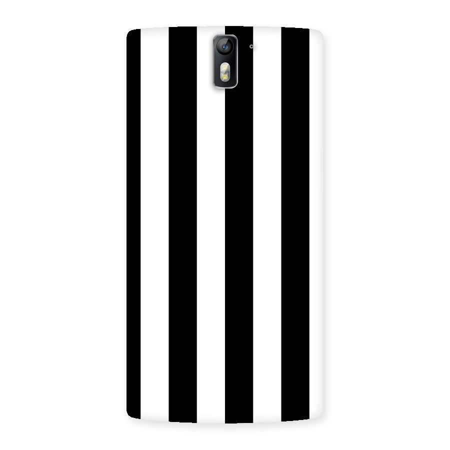 Lavish Black Stripes Back Case for One Plus One