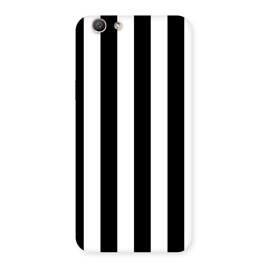 Lavish Black Stripes Back Case for Oppo F1s
