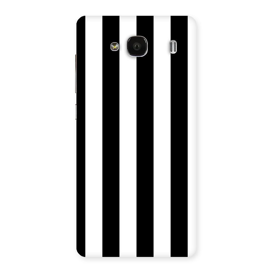 Lavish Black Stripes Back Case for Redmi 2