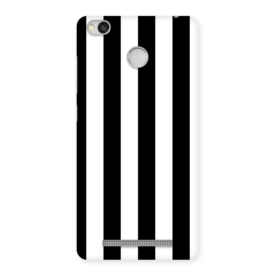 Lavish Black Stripes Back Case for Redmi 3S Prime