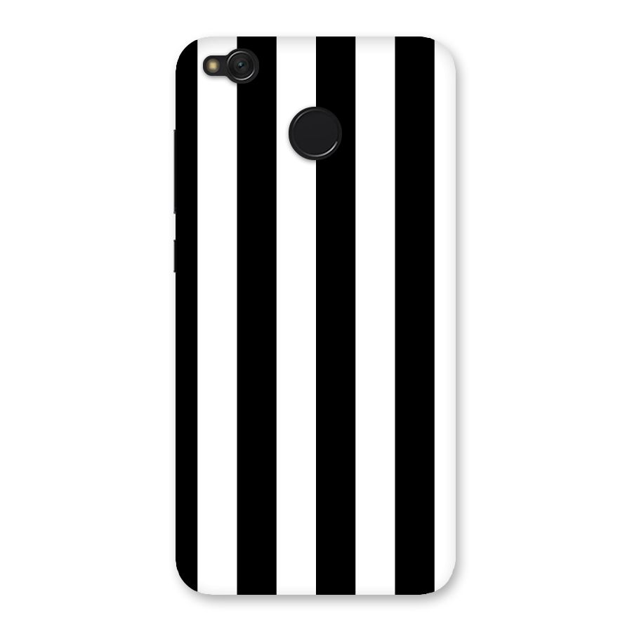 Lavish Black Stripes Back Case for Redmi 4
