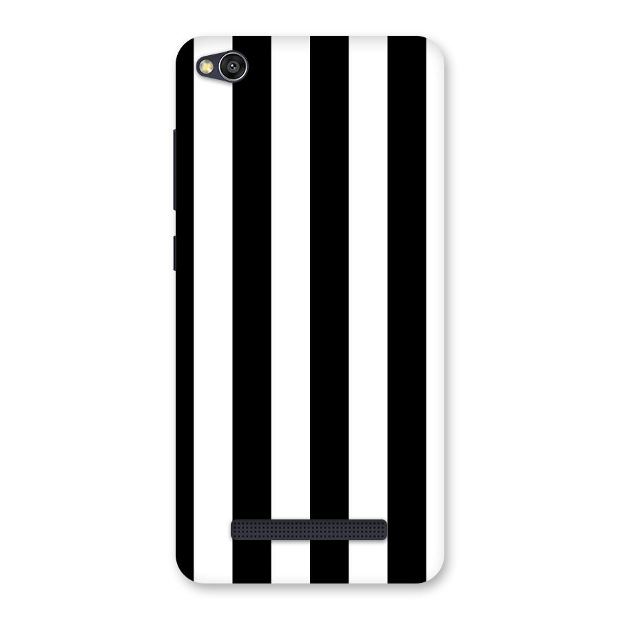 Lavish Black Stripes Back Case for Redmi 4A