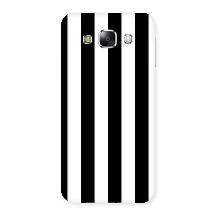 Lavish Black Stripes Back Case for Samsung Galaxy E5