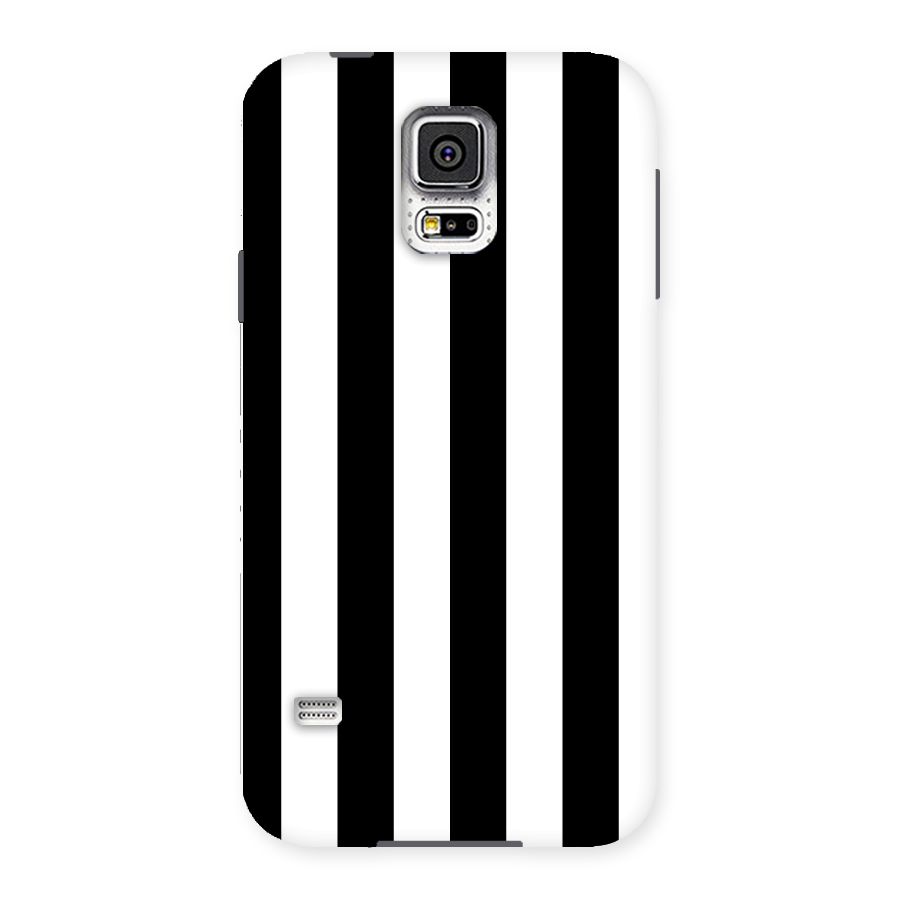 Lavish Black Stripes Back Case for Samsung Galaxy S5