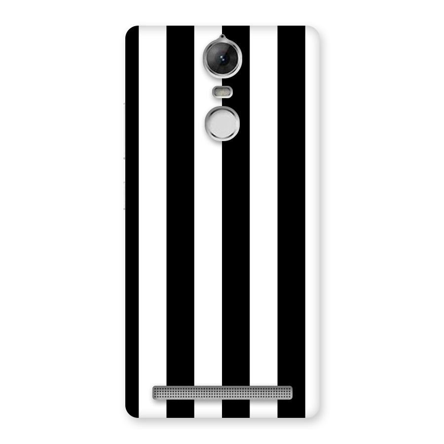 Lavish Black Stripes Back Case for Vibe K5 Note