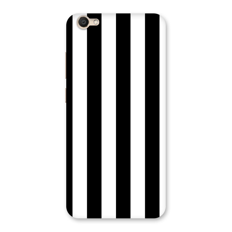 Lavish Black Stripes Back Case for Vivo V5