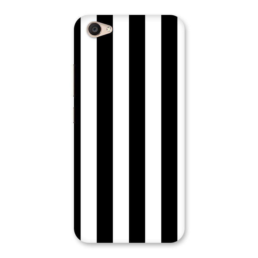 Lavish Black Stripes Back Case for Vivo V5 Plus