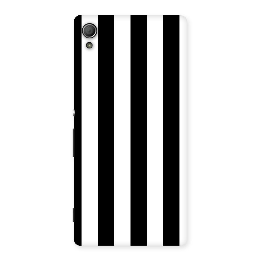 Lavish Black Stripes Back Case for Xperia Z3 Plus