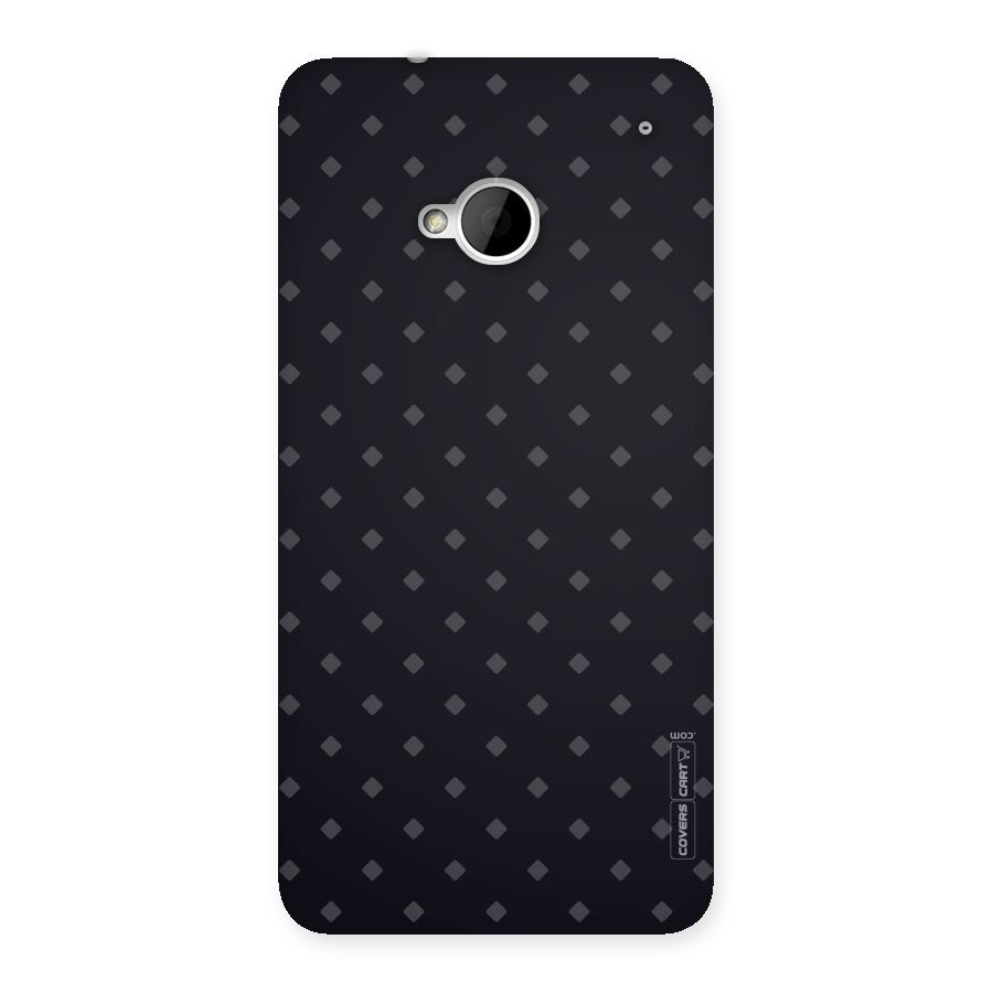 Lavish Diamond Pattern Back Case for HTC One M7
