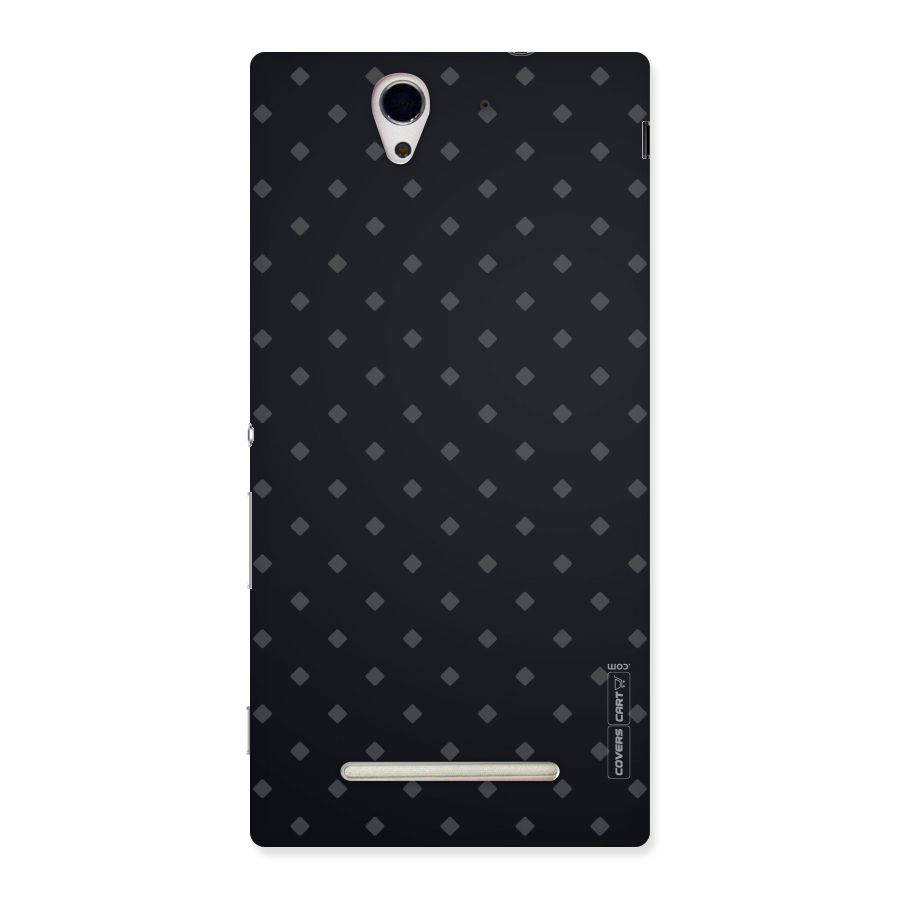 Lavish Diamond Pattern Back Case for Sony Xperia C3