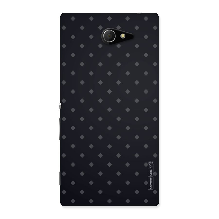 Lavish Diamond Pattern Back Case for Sony Xperia M2