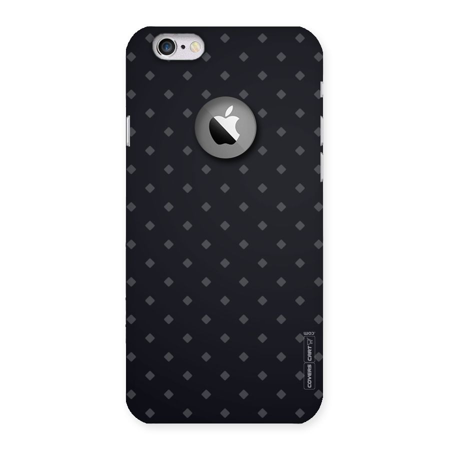Lavish Diamond Pattern Back Case for iPhone 6 Logo Cut