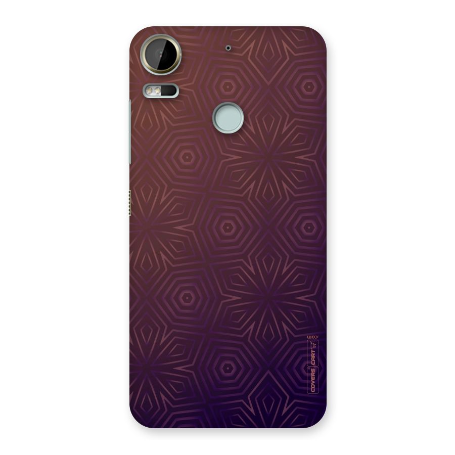Lavish Purple Pattern Back Case for Desire 10 Pro