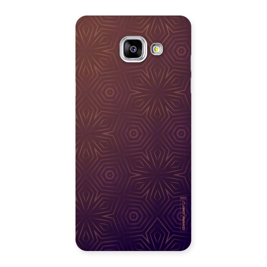 Lavish Purple Pattern Back Case for Galaxy A5 2016